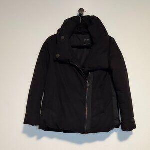 Zara Basic Insulated Puffer Jacket Size XS Black